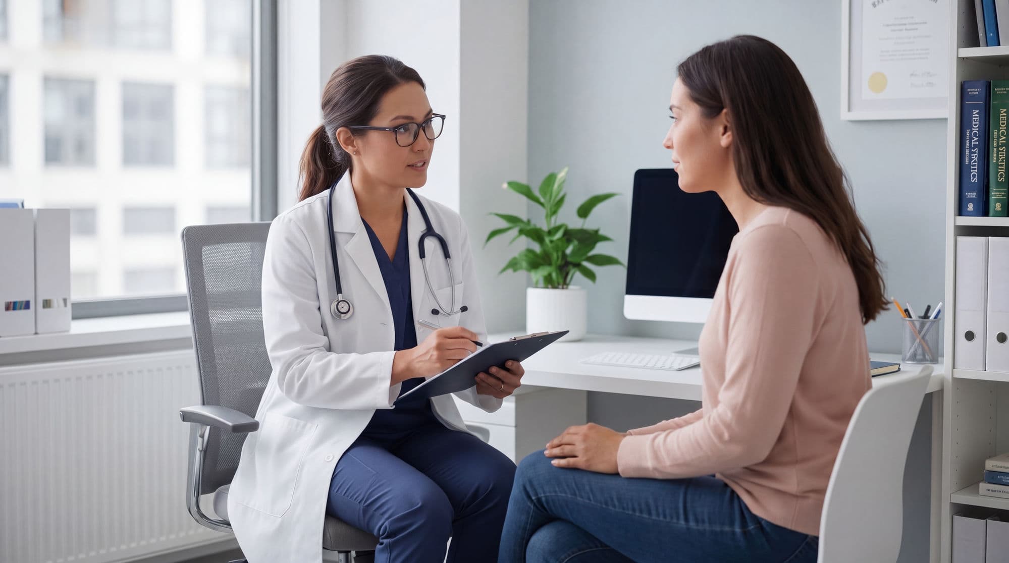Speech therapist working with a patient